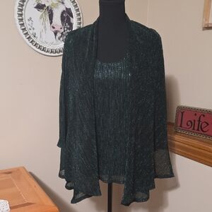 Elegant Green Women's Blouse